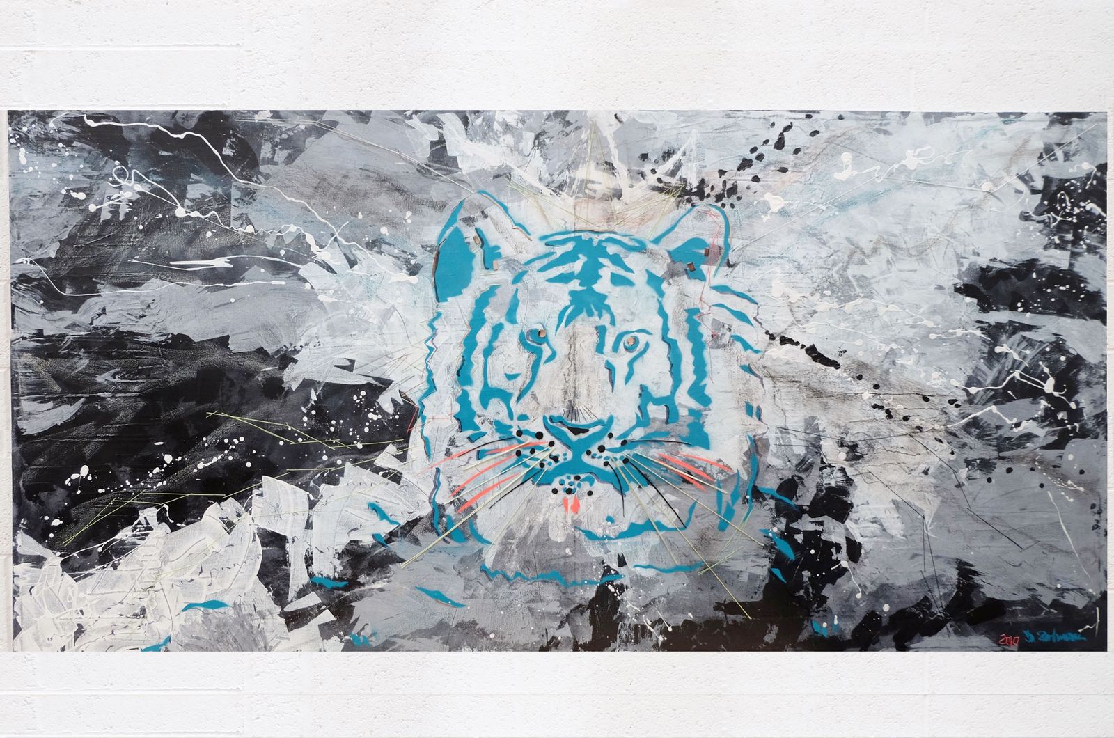 Oversized 120cmx240cm Original Street Art Painting