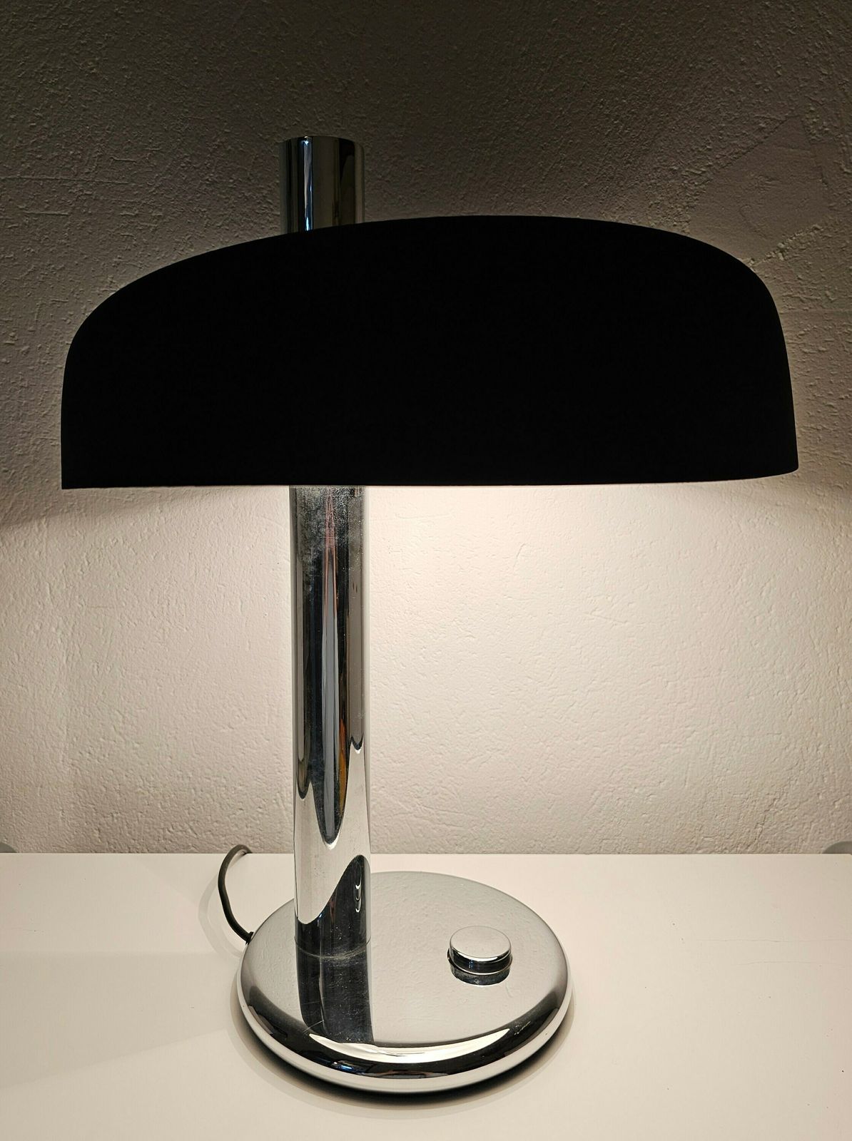 Bauhaus Style Table Lamp Model 7603 Designed By Heinz Pfaender For Hillebrand // Made In Germany In 1967 photo furniture