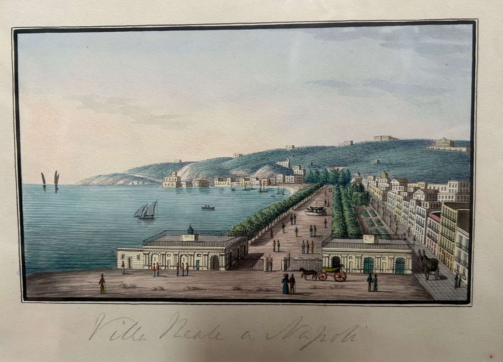 photo buy A Wonderful Set Of Six Intricate Italian Watercolours Of Landmarks