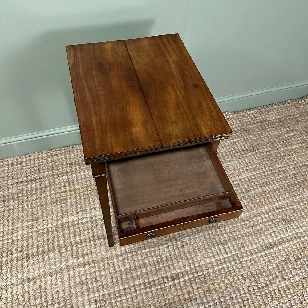 Fine 19th Century Mahogany Antique Patience Table photo vintage