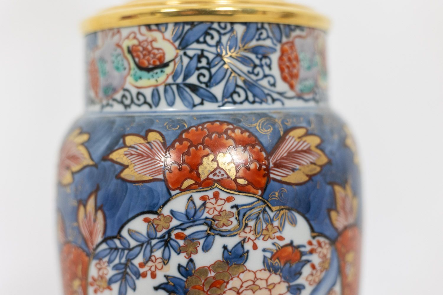 Pair Of Imari Porcelain And Gilded Bronze Lamps. Circa 1880. photo furniture