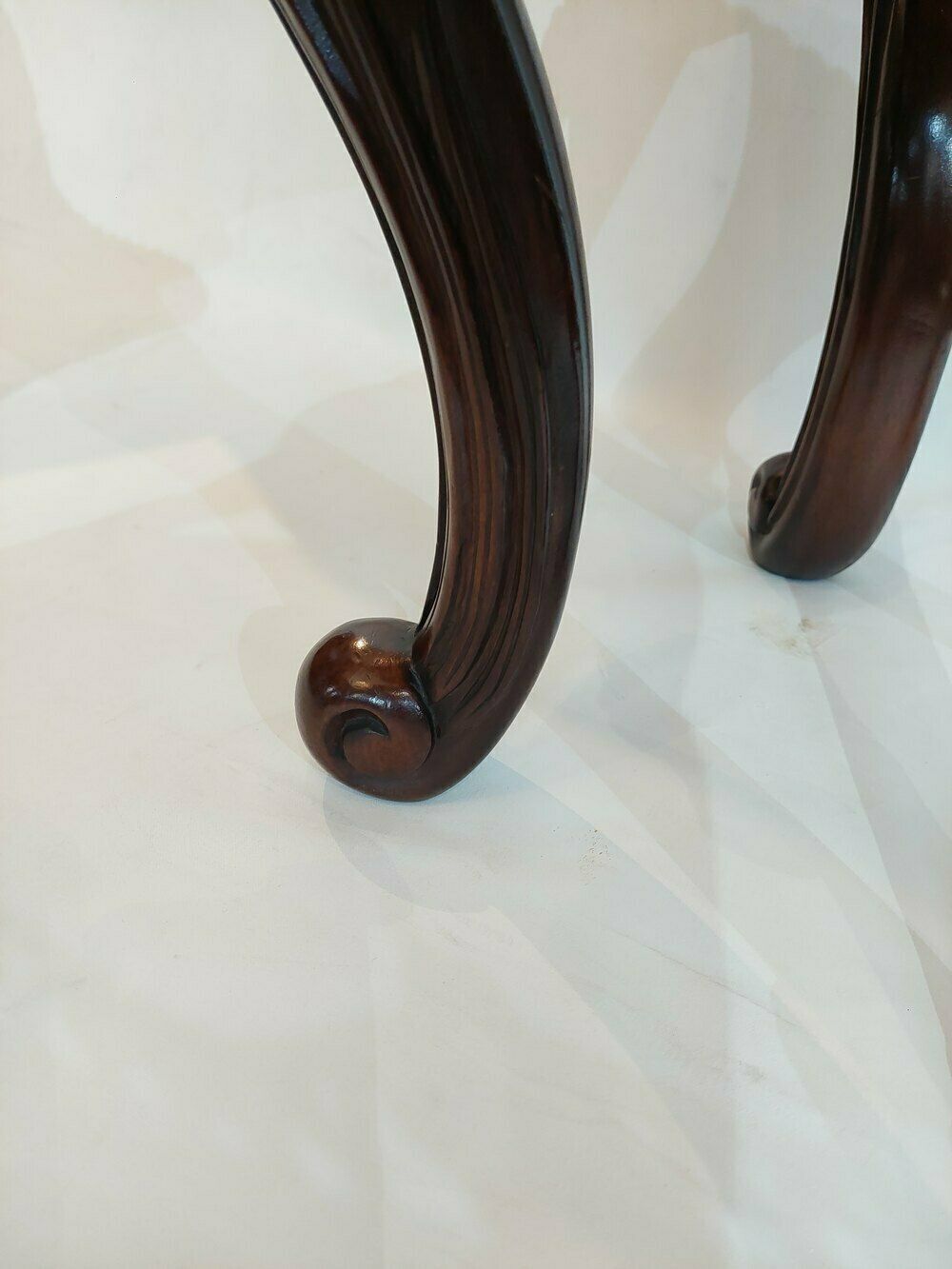 Chinese Mahogany Jardiniere Vase Stand C.1900 photo vinterior