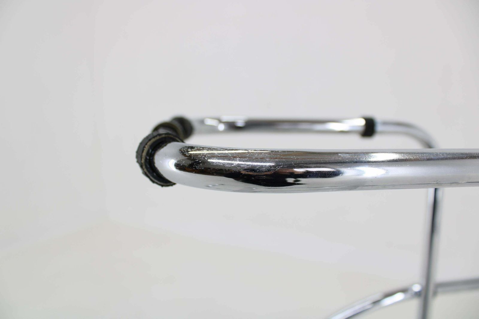 785.0 1930s Bauhaus Chrome Plated Etagere With Opaxy Glass, Czechoslovakia photo