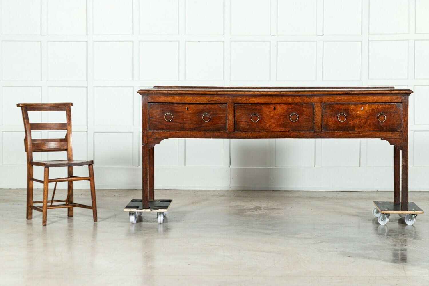 19thc English Oak Dresser Base photo vinterior