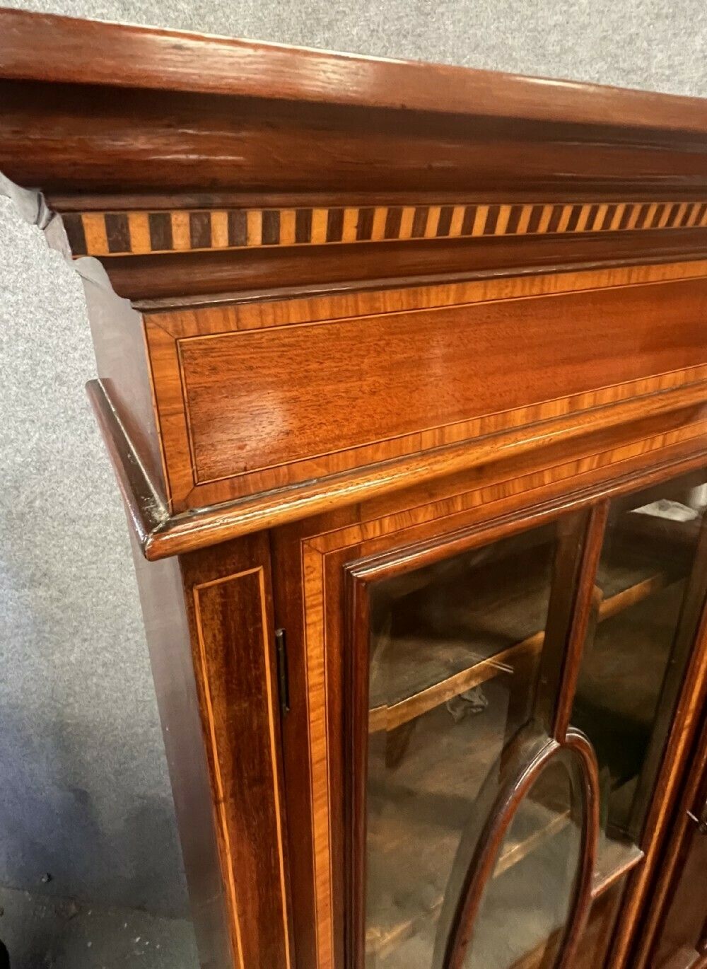 photo furniture Good Quality Edwardian Inlaid Bookcase