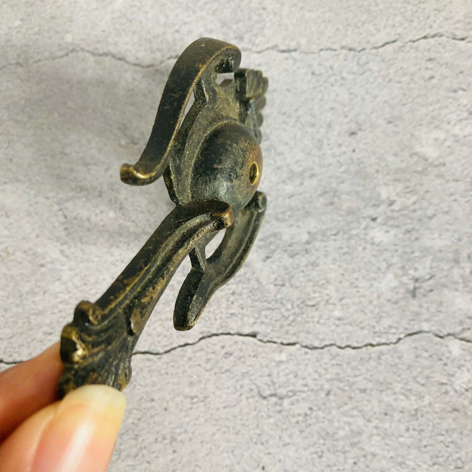 Antique Decorative Salvage Bronze Plaque photo 70.0