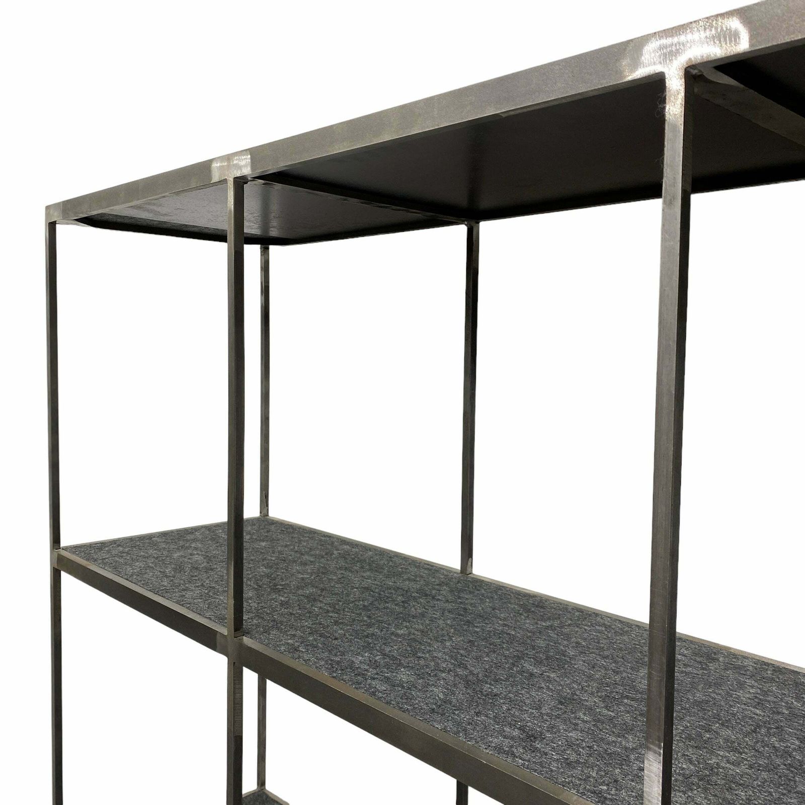 photo vintage Room Dividers Freestanding Units Shelving Brushed Steel