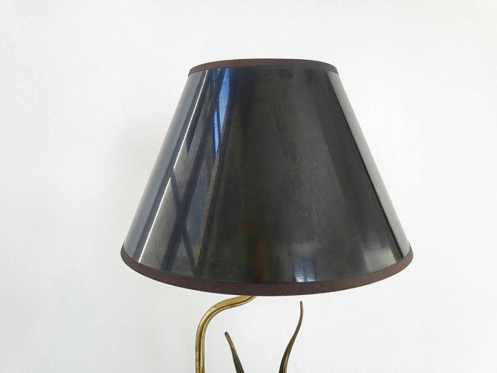 Antilope Table Lamp Ibex 1970 Vintage Gold Brass 70s Retro 70s photo vinterior