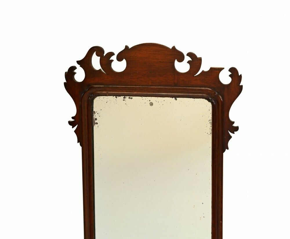 Georgian Cheval Mirror Swivel Mahogany 1890 photo for sale