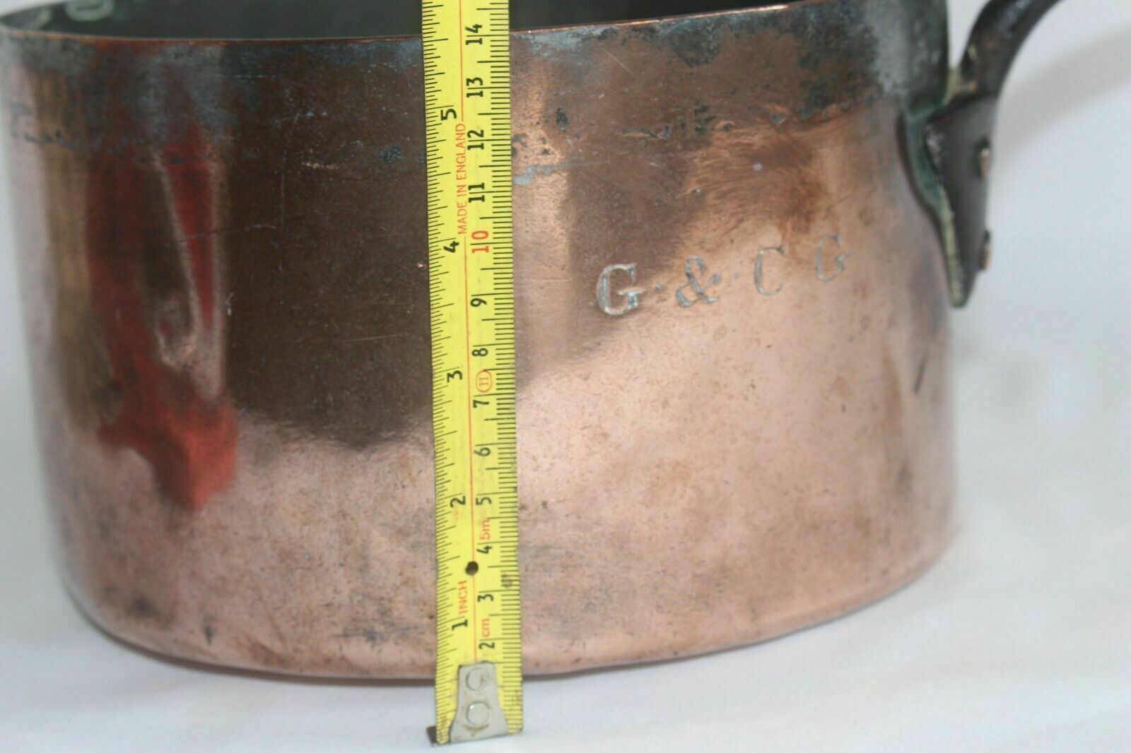 photo buy Top Quality Large Professional French Copper Saucepan 'Chomette Favor' G & C G