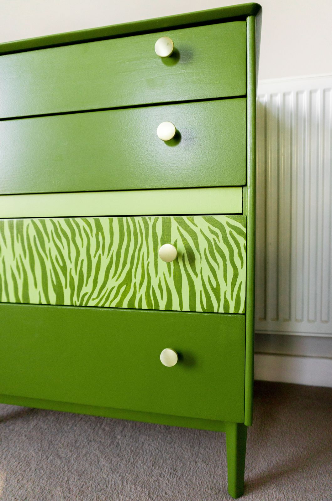 Upcycled Lebus Mid Century Chest Of Drawers   "Amazonian" By @Nooky.Nook.Studio photo for sale