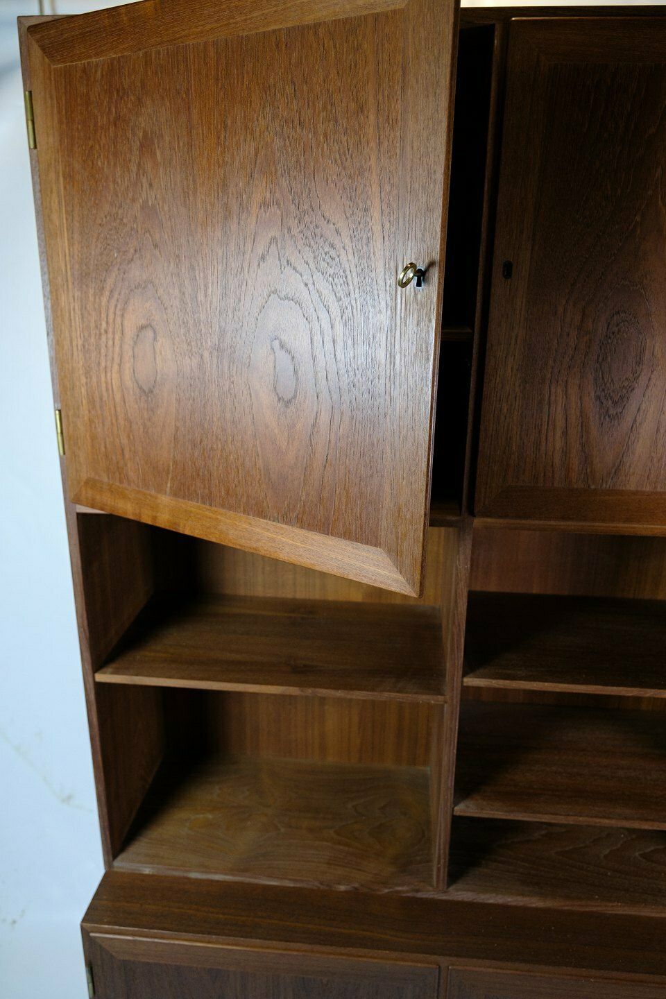 Bookcase In Teak, Danish Design From 1960s photo vinterior