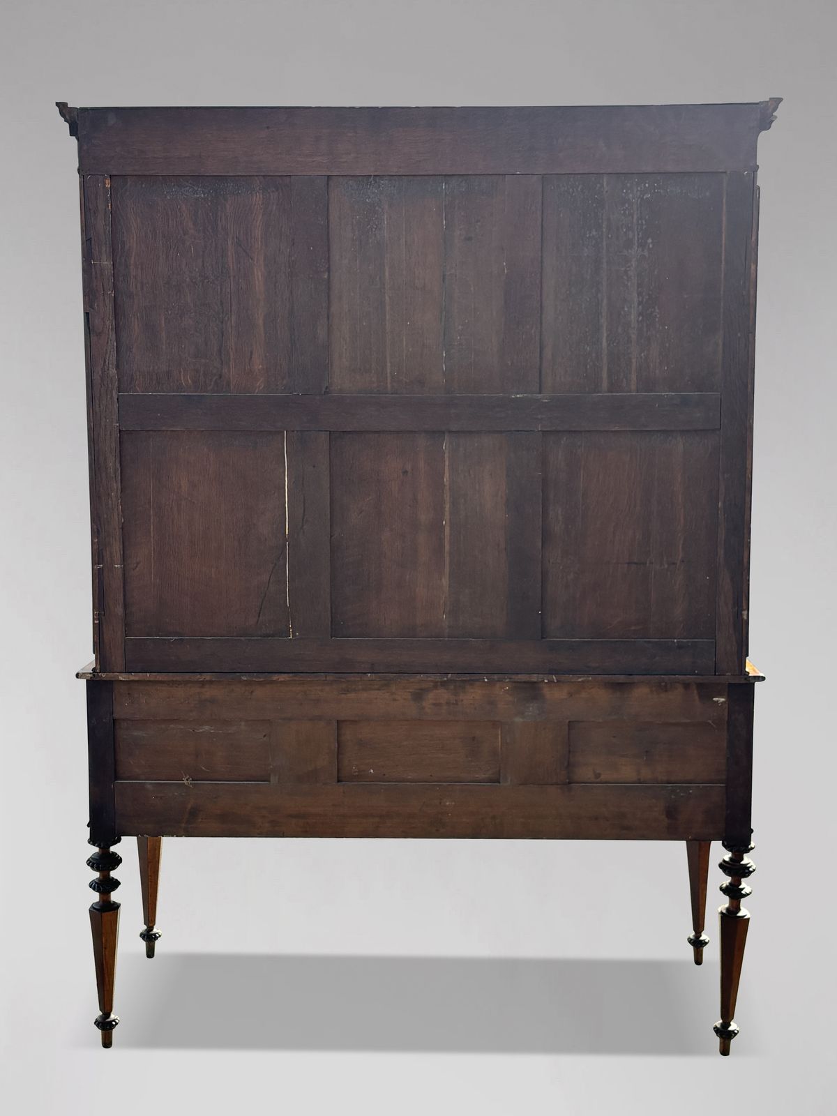 Fine 19th Century French Louis Philippe Maple Bureau Bookcase photo vintage