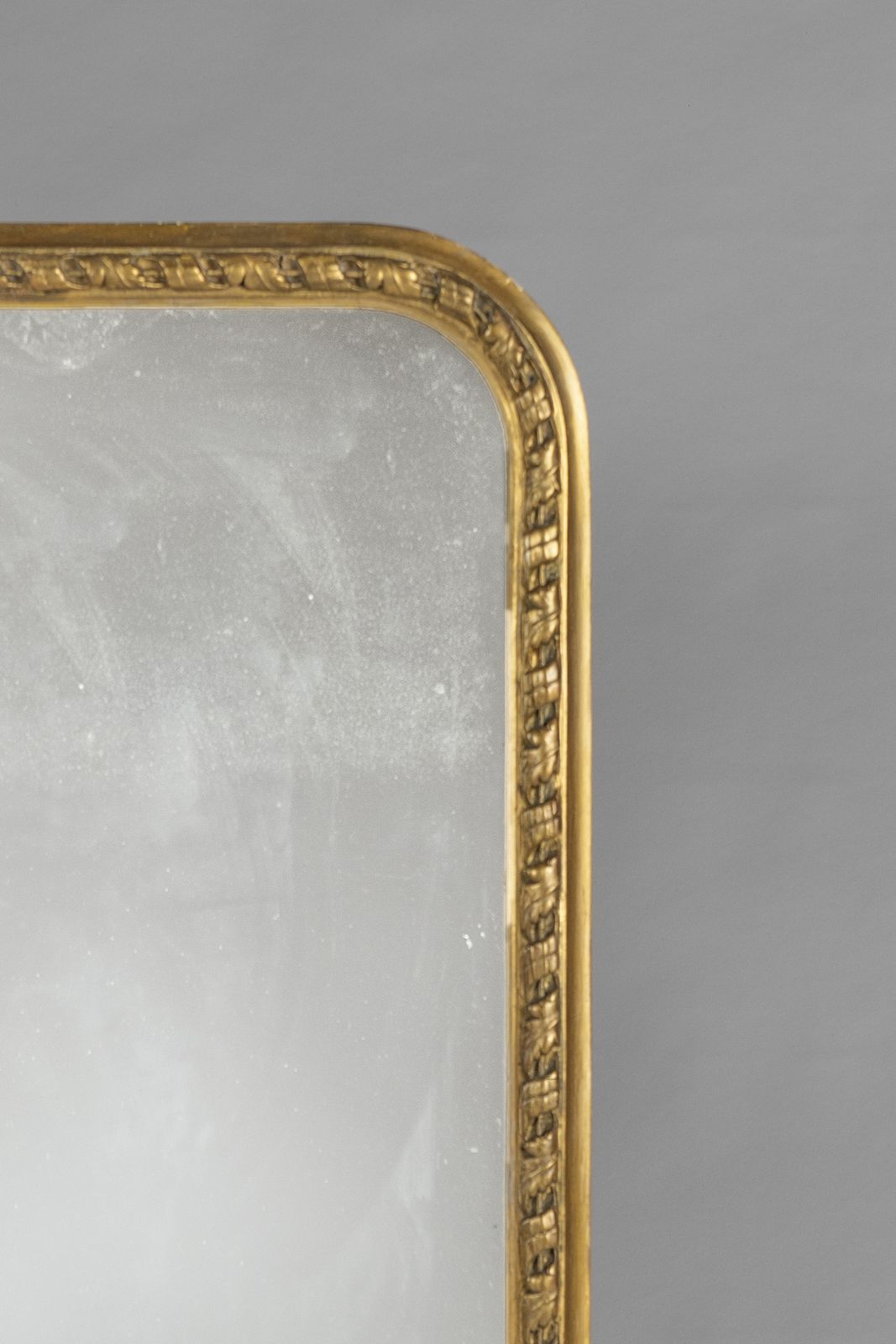 Large 19th Century English Gilt Overmantle Pier Mirror photo for sale