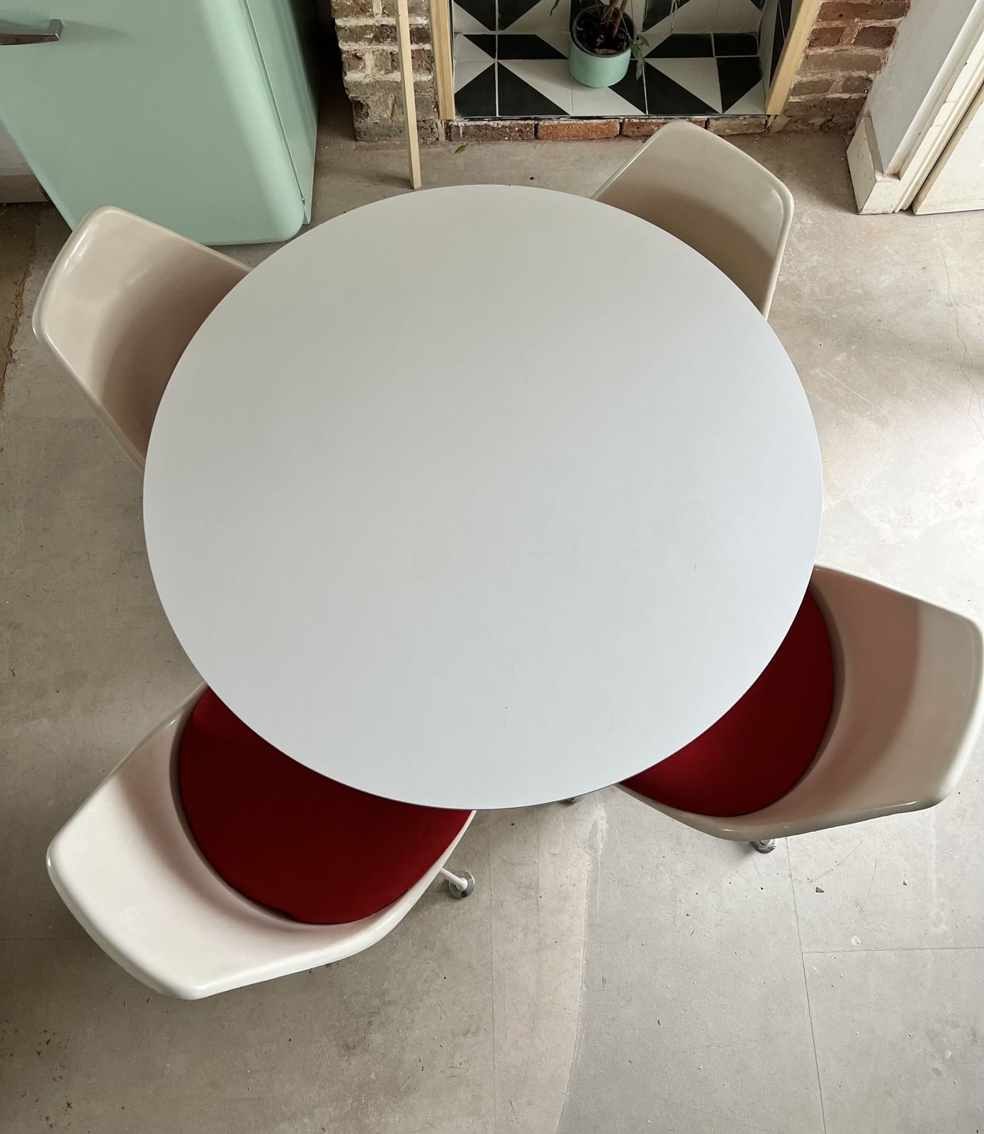 Original Arkana 115 Maurice Burke Dining Table & Chair Set photo furniture