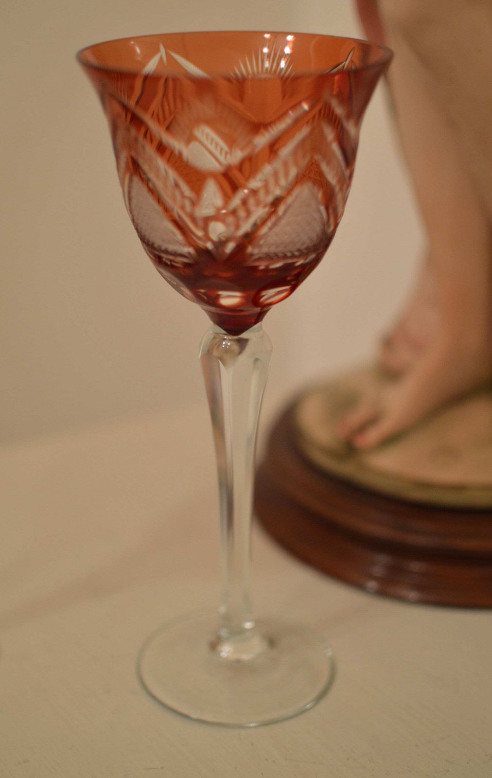 4 Crystal Wine Glass Color Wine Goblet | Cut Pattern By Nachtmann, photo vinterior