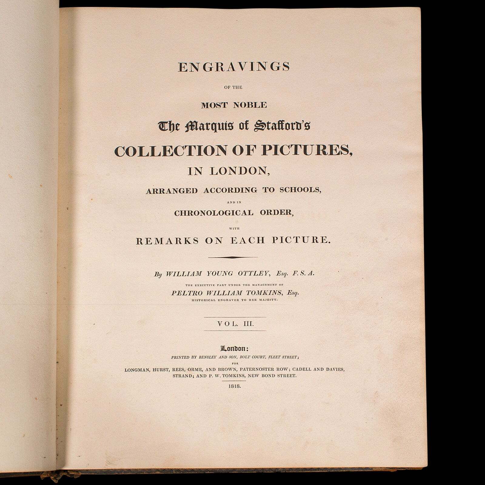 Antique Art Reference Book Marquis Of Stafford Collection Vol. 3, Georgian, 1818 photo furniture
