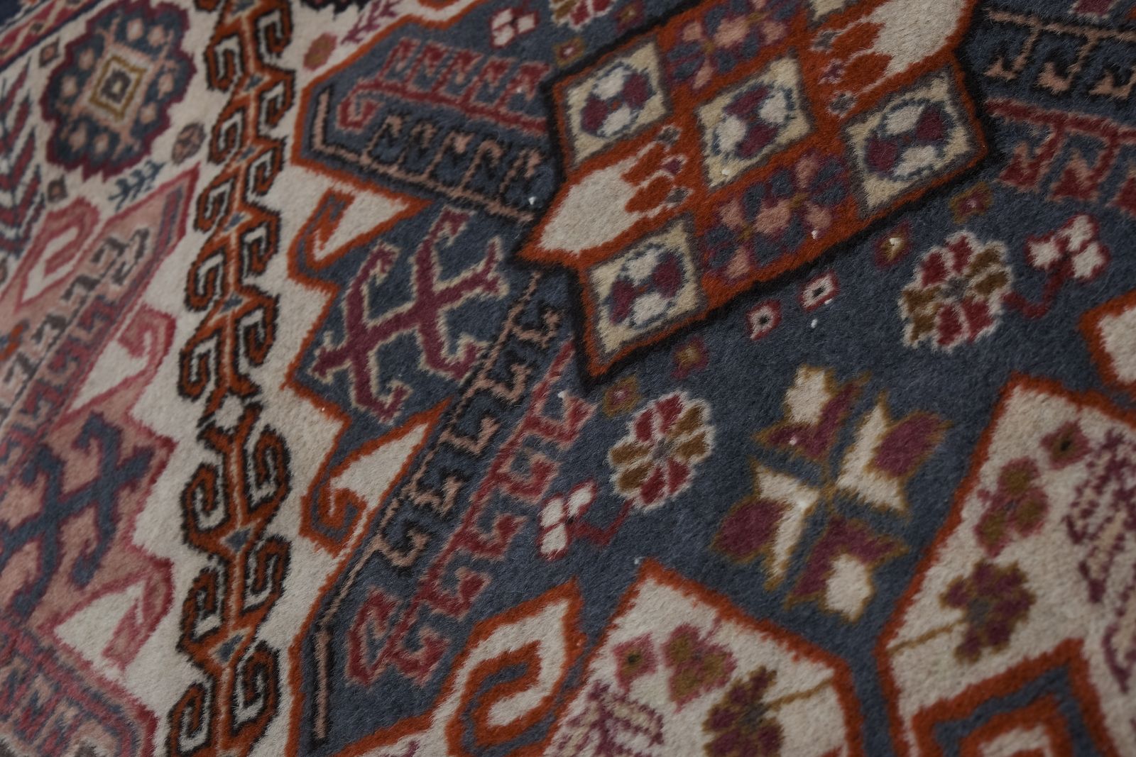 1970s Anatolian Hand Knotted Runner Rug photo vintage