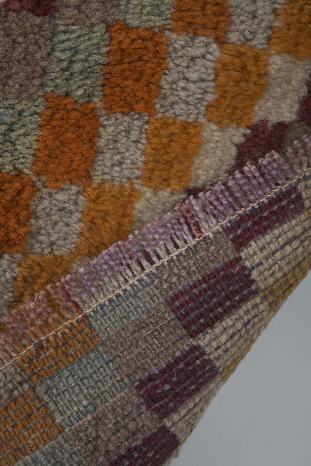 Turkish Mohair And Wool Tulu Shag Rug 2'6" X 5'1" photo buy