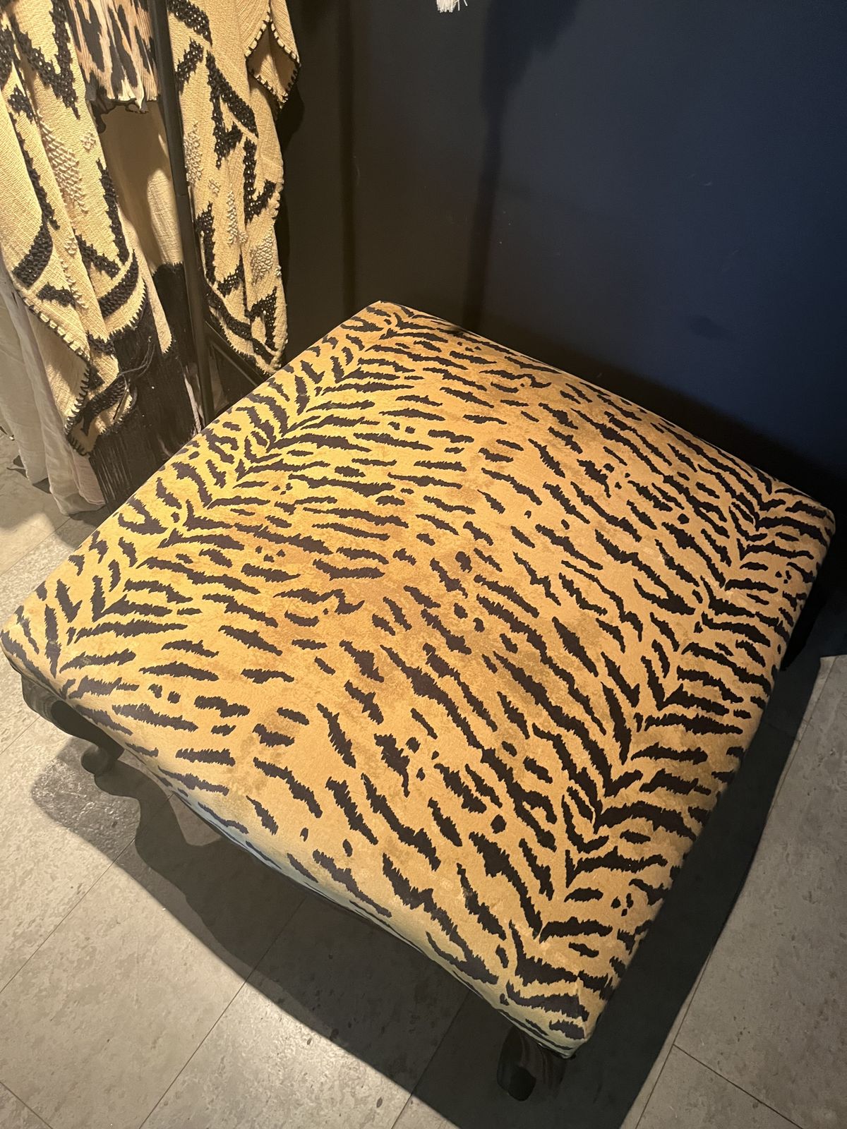 House Of Hackney Tigre Velvet Foot Stool photo 495.0