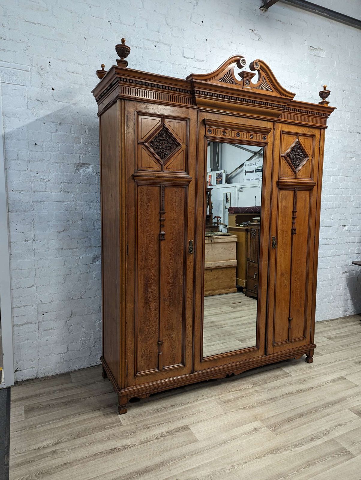 Impressive Ornate Victorian Wardrobe