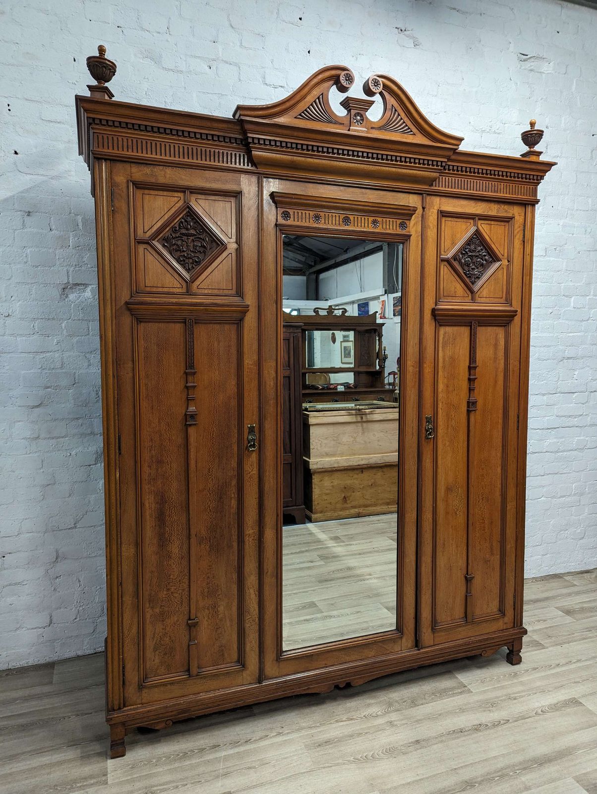 Impressive Ornate Victorian Wardrobe photo 950.0