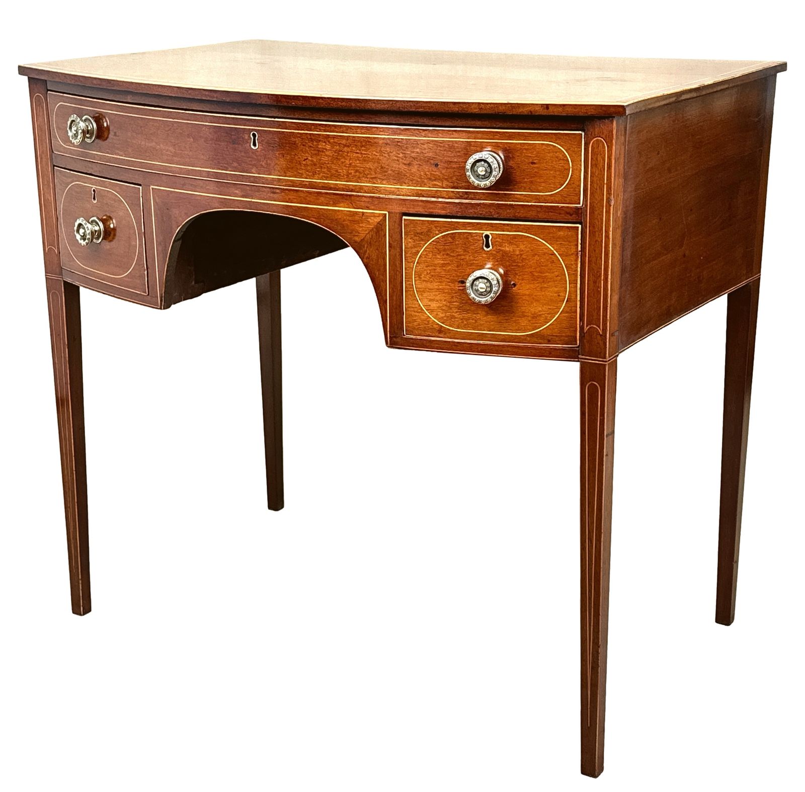 Georgian 18th Century Mahogany Dressing Table (England, Circa 1790)
