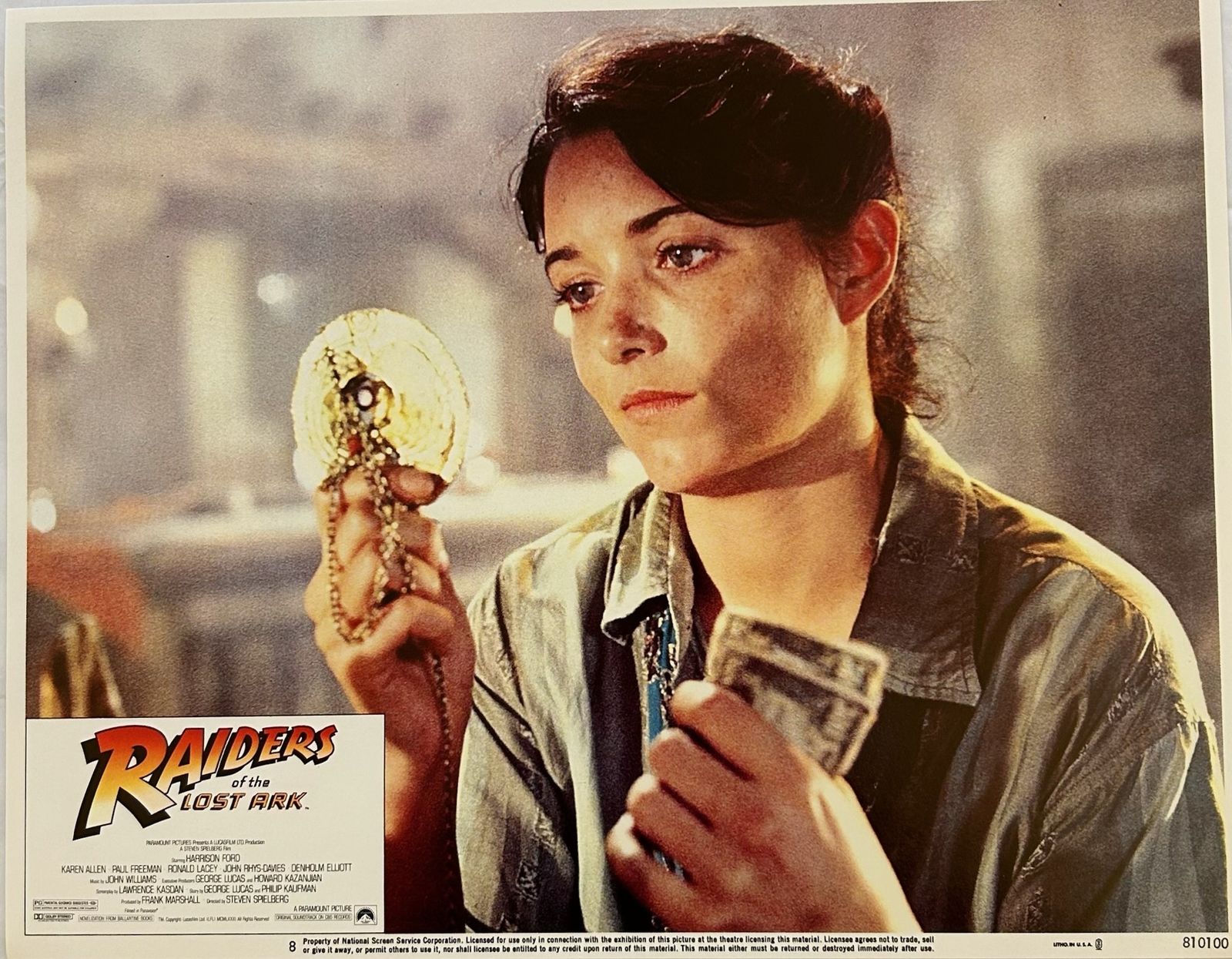 Raiders Of The Lost Ark   Original 1981 Lobby Card #8