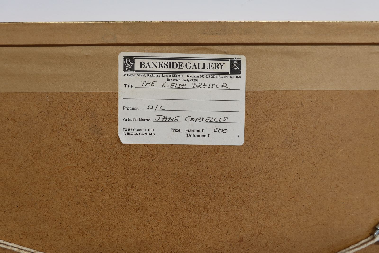 The Welsh Dresser By Jane Corsellis photo for sale