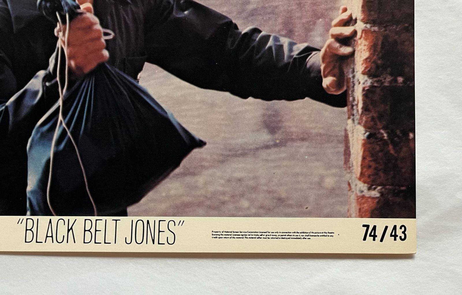 Black Belt Jones   Original 1974 Lobby Card photo for sale