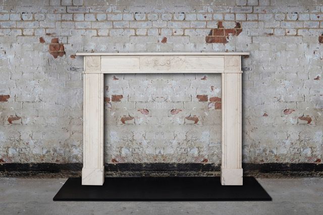 Original Georgian Carved Marble Surround