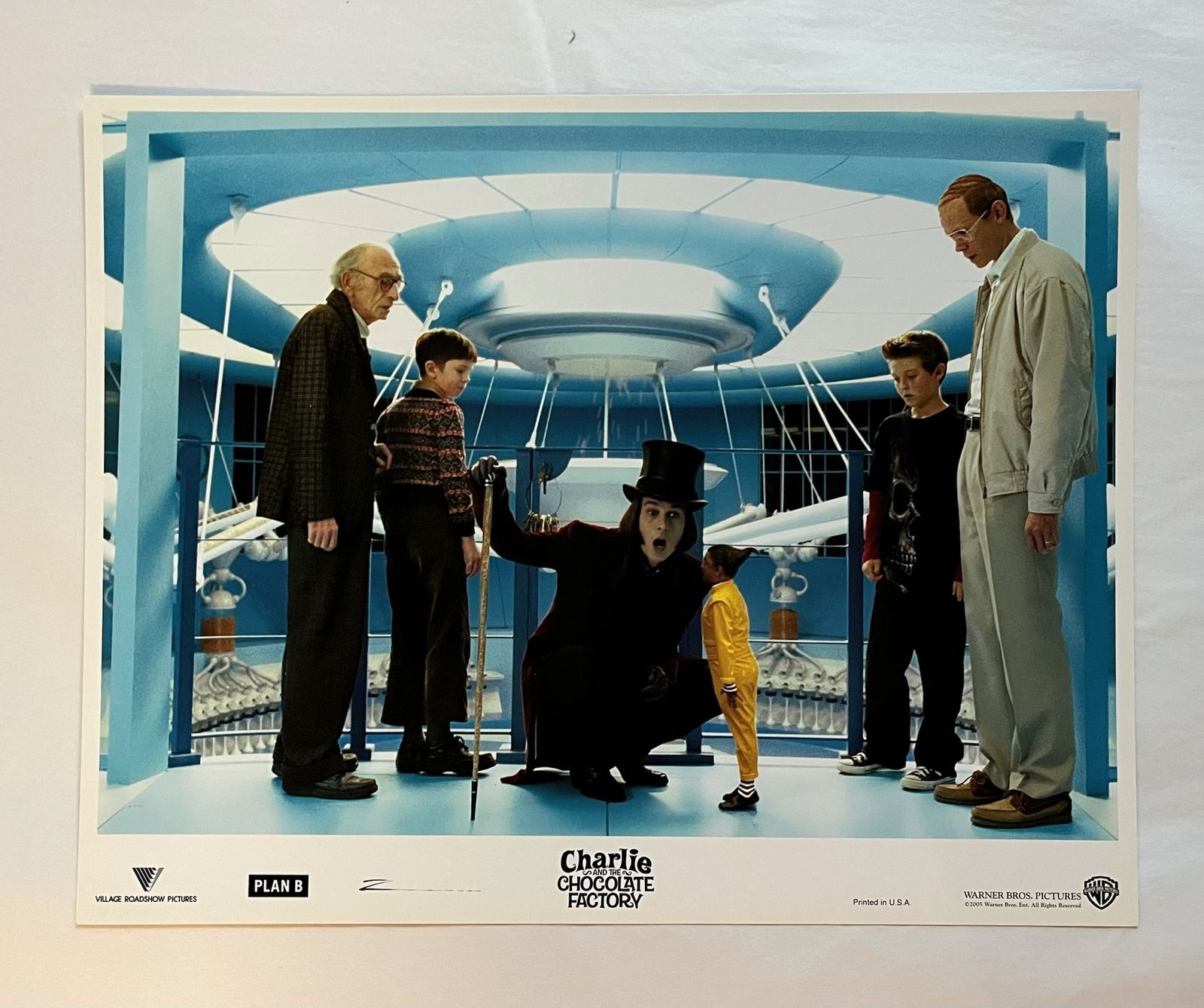 Charlie And The Chocolate Factory   Original 2005 Lobby Card photo furniture