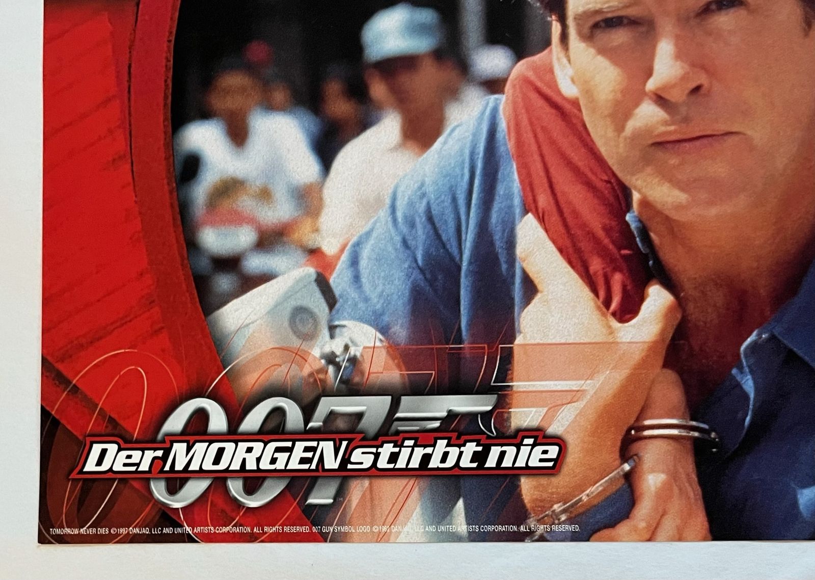 James Bond 007 'Tomorrow Never Dies'   Original 1997 Lobby Card photo for sale