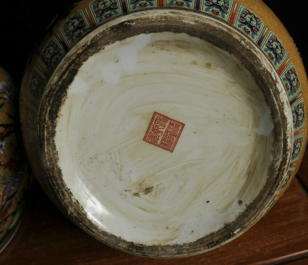 Chinese Porcelain Vases   Kangzi China Urns Shangping Form photo vintage
