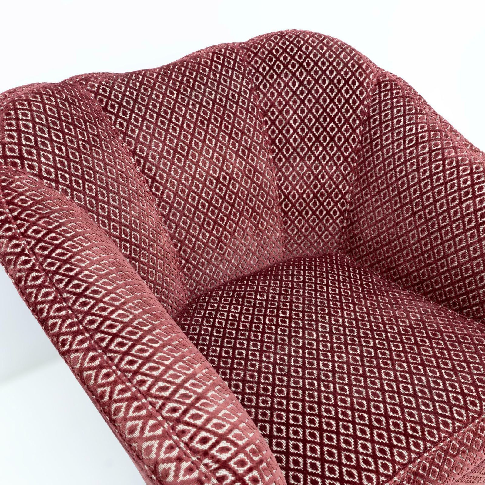 photo buy Pair Of Gio Ponti Mid Century Modern Velvet Armchairs For Casa E Giardino, 1950s