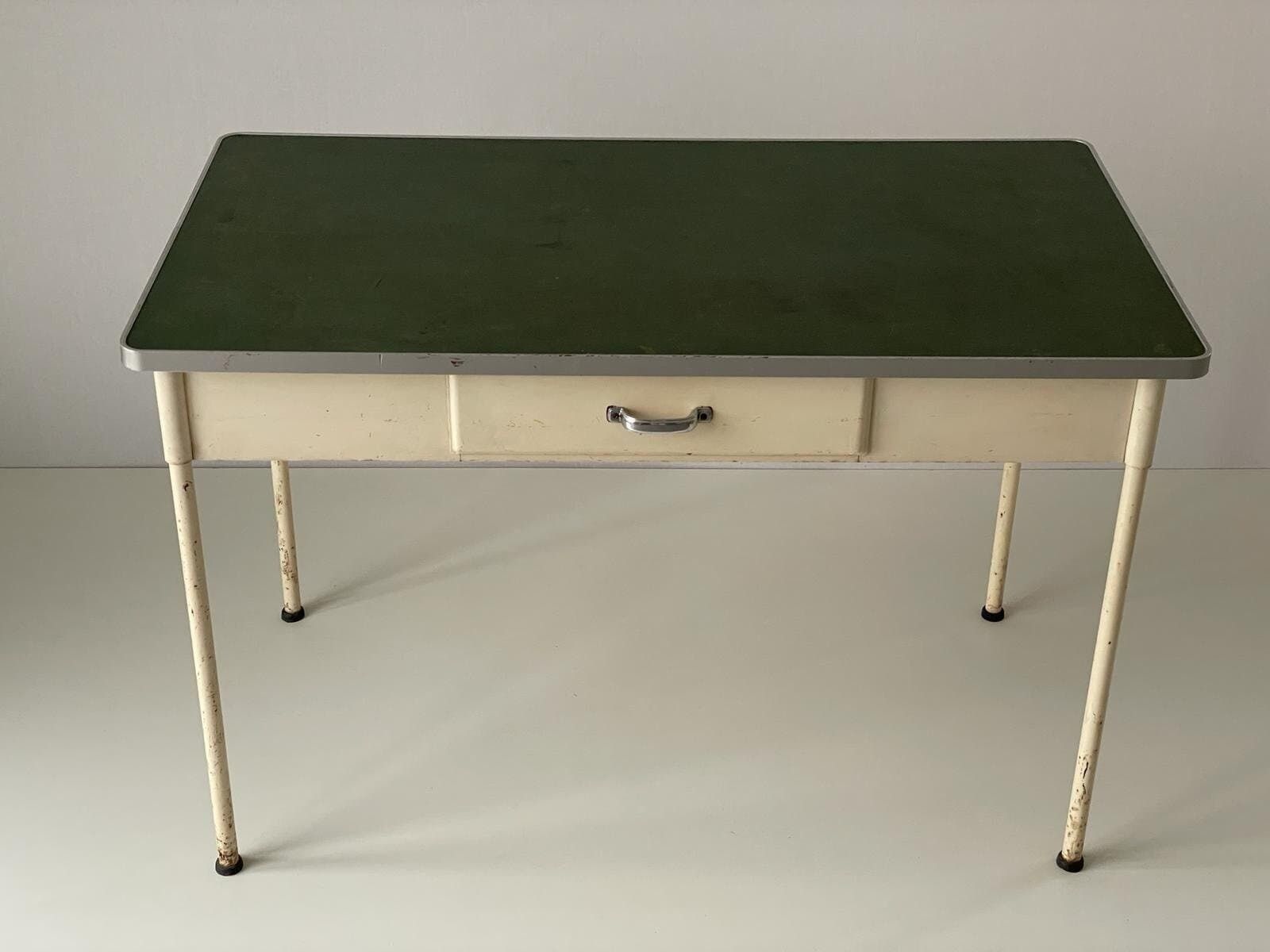 Industrial Doctors' Desk With 1 Drawer, Germany, 1950s