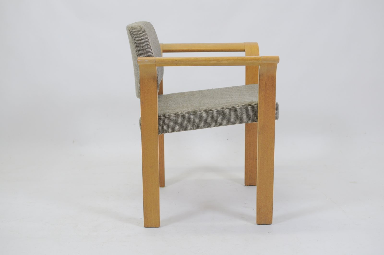 1970s Rud Thygesen And Johnny Sorensen Set Of Eight Conference Armchairs Reupholstered With Fabric Of Choice photo vintage