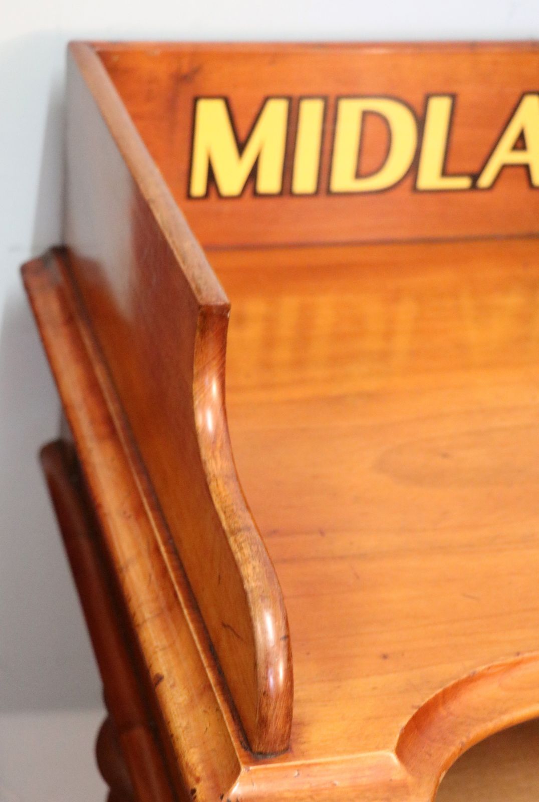 A Lovely Mahogany Side Table Or Washstand Sign Written For The Midland Grand Hotel. photo 495.0