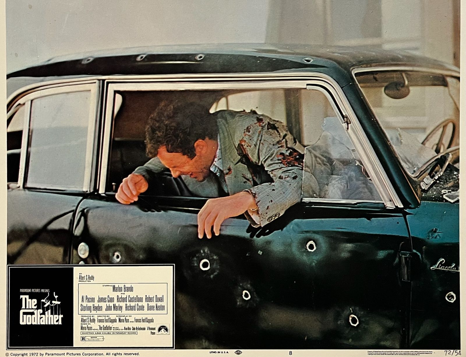 The Godfather   Original 1972 Lobby Card #8