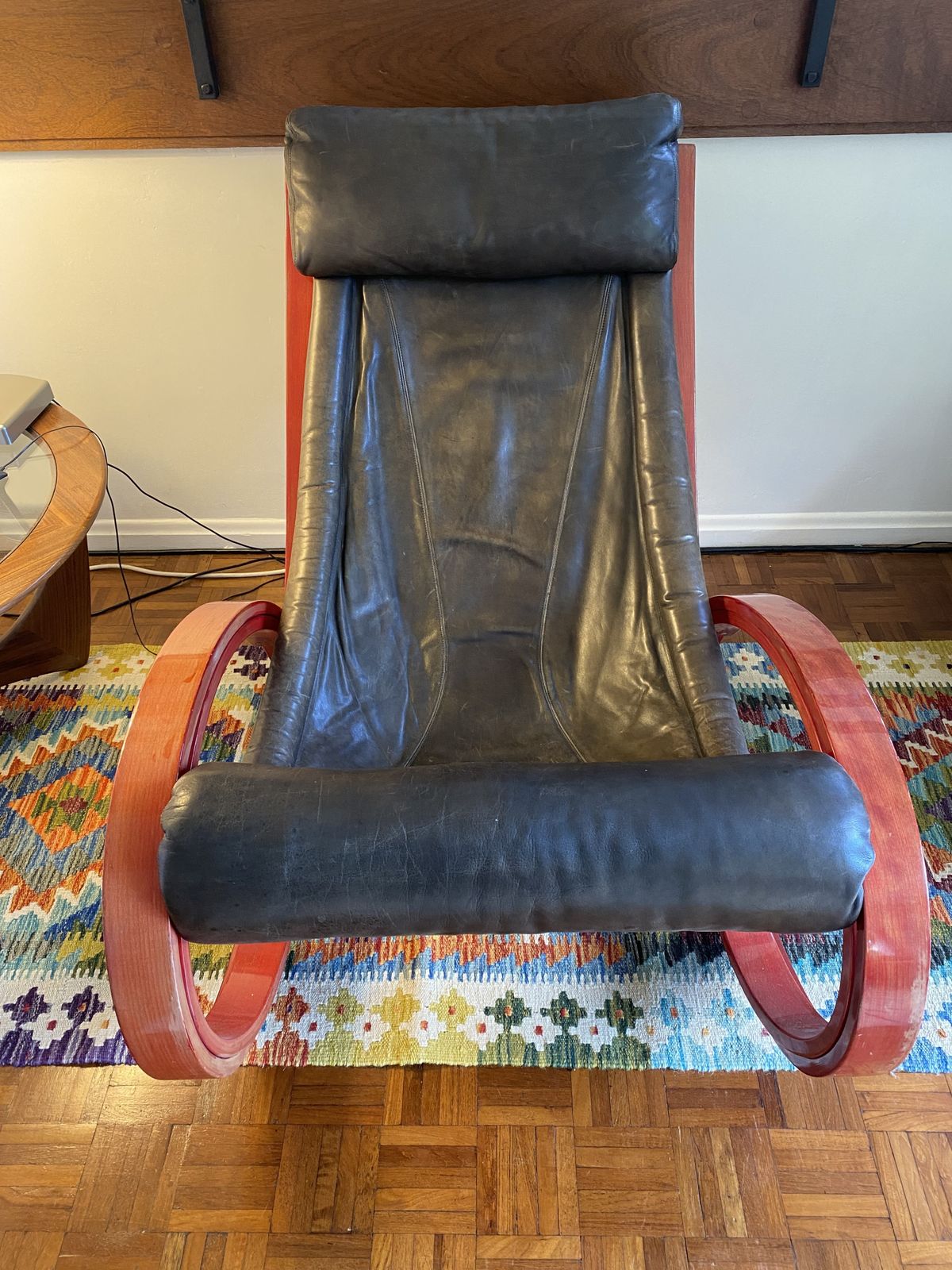 Gae Aulenti Sgarsul Lounge Rocking Chair   Two Available photo Furniture