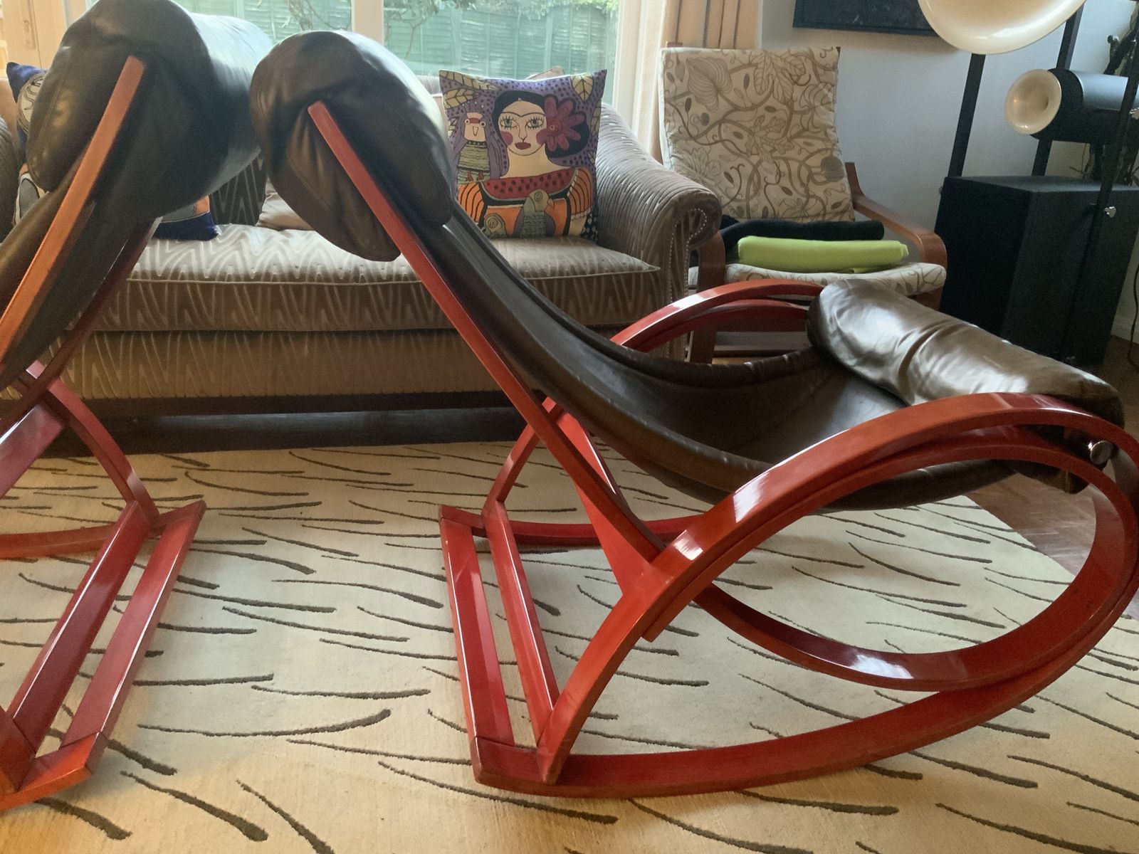 Gae Aulenti Sgarsul Lounge Rocking Chair   Two Available photo 1390.0