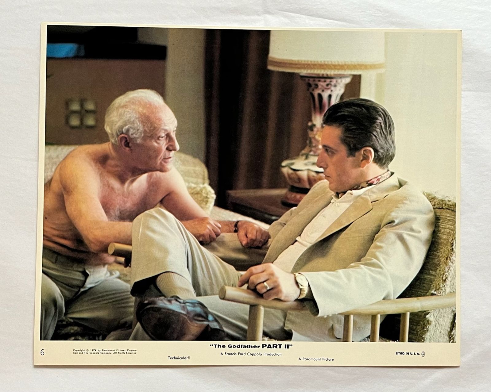 The Godfather Part II   Original 1974 Lobby Card #6