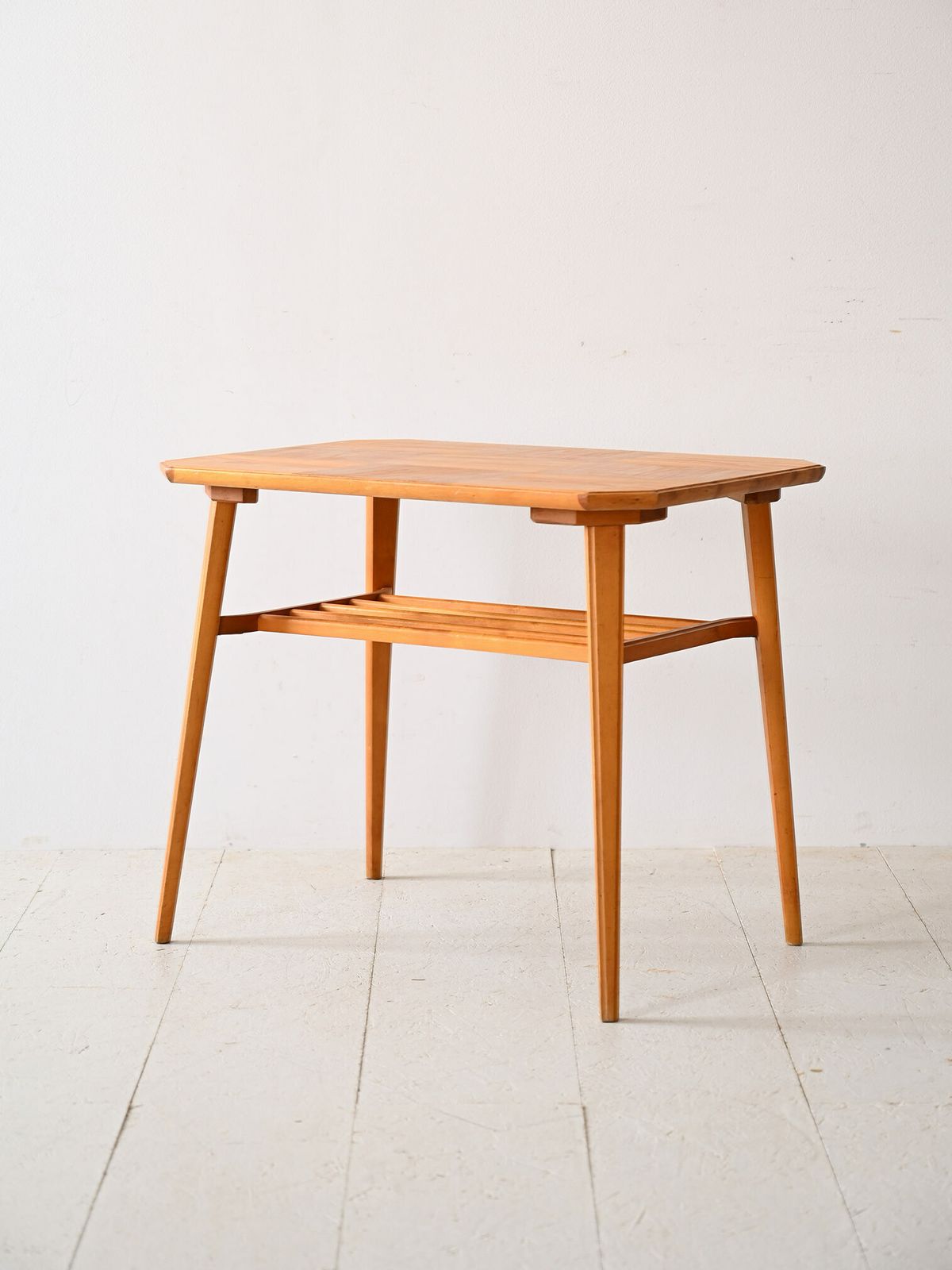 Deco Birch Coffee Table With Magazine Rack photo for sale