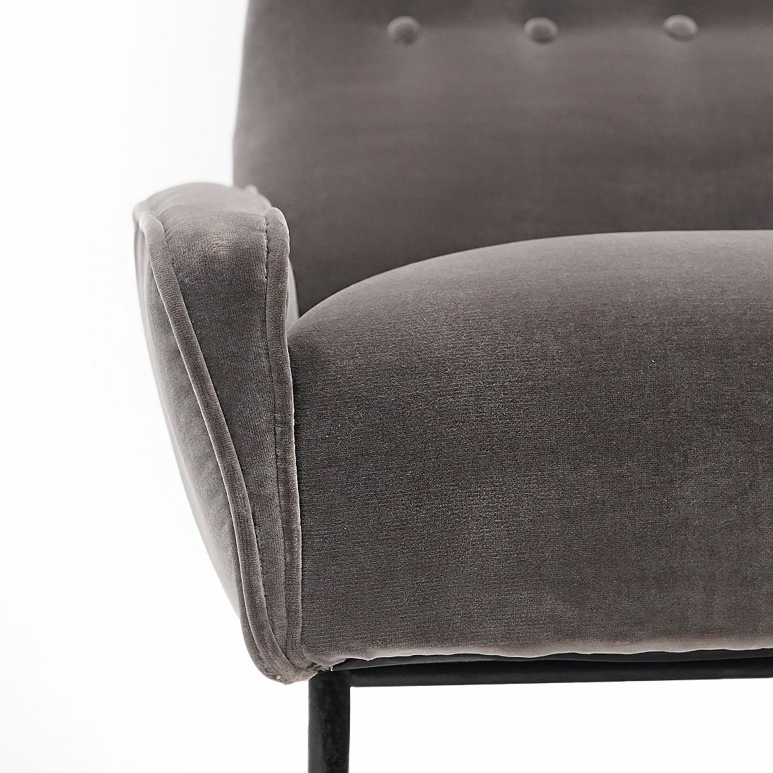 2 Seater Velvet Sofa By Felice Rossi, 1950s photo buy