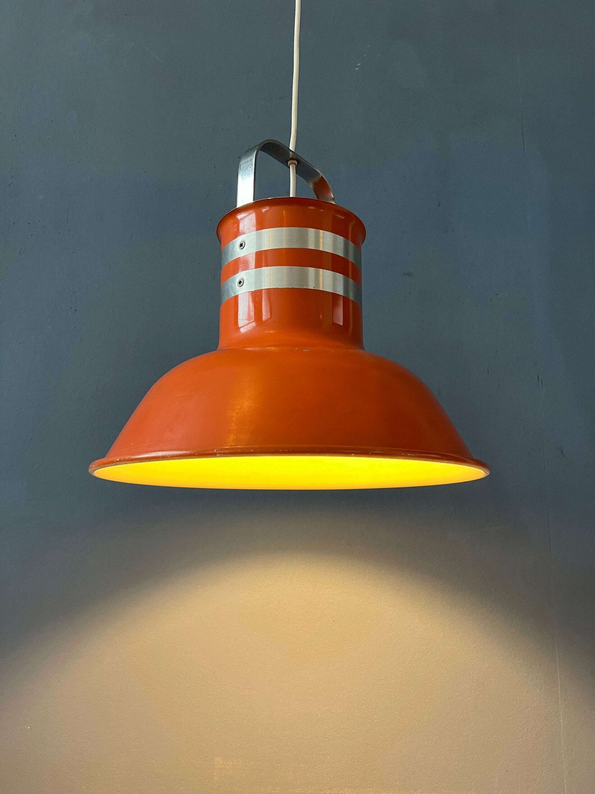Oranje/Rode Metalen Space Age Hanglamp photo Verlichting