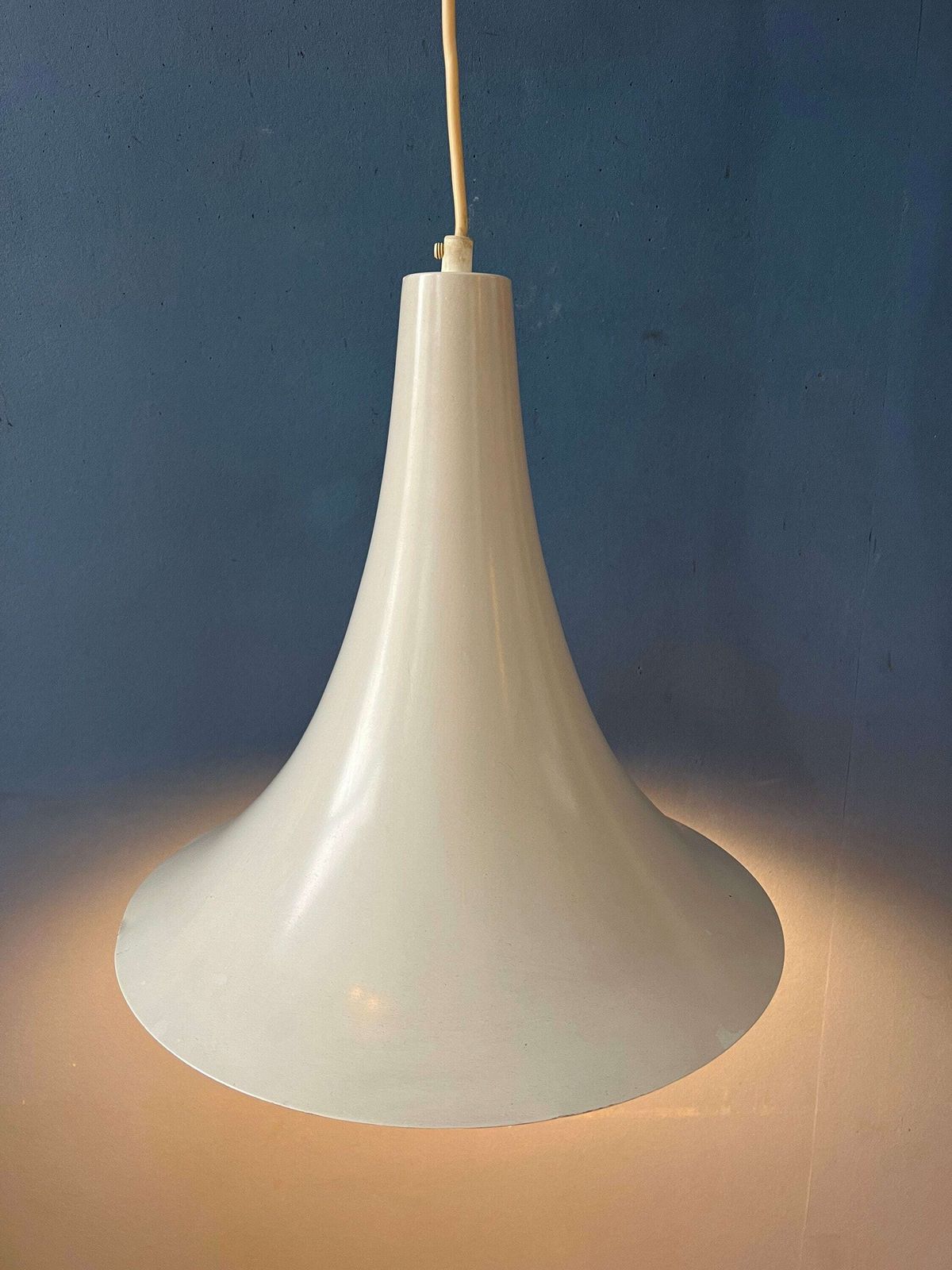 Kleine Vintage Beige Heksenhoed Hanglamp photo Verlichting