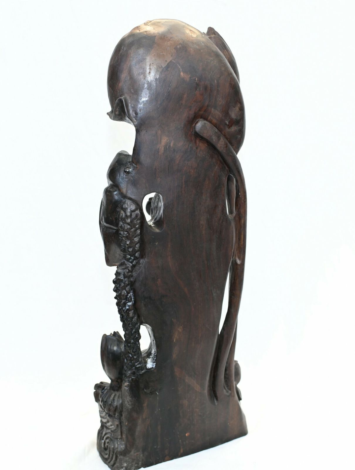 Carved Nepalese Buddha Statue Standing Bodhisattva photo Art