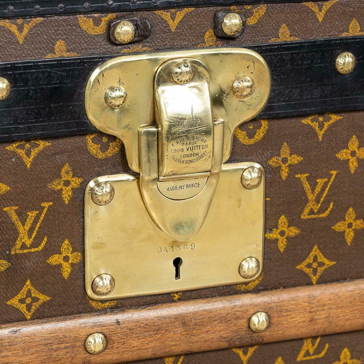 21995.0 20th Century Louis Vuitton Courier Trunk In Monogram Canvas, France C.1910 photo