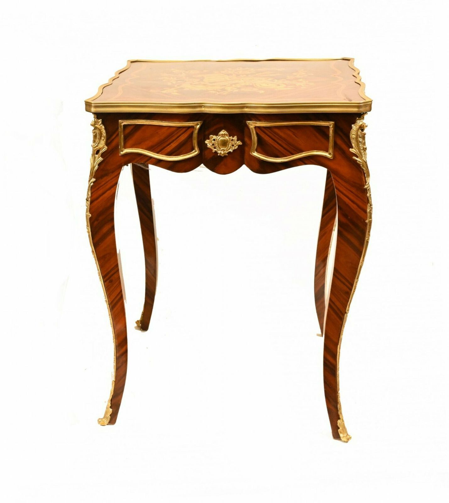 Single French Empire Side Table Inlay Stand Kingwood Furniture photo furniture