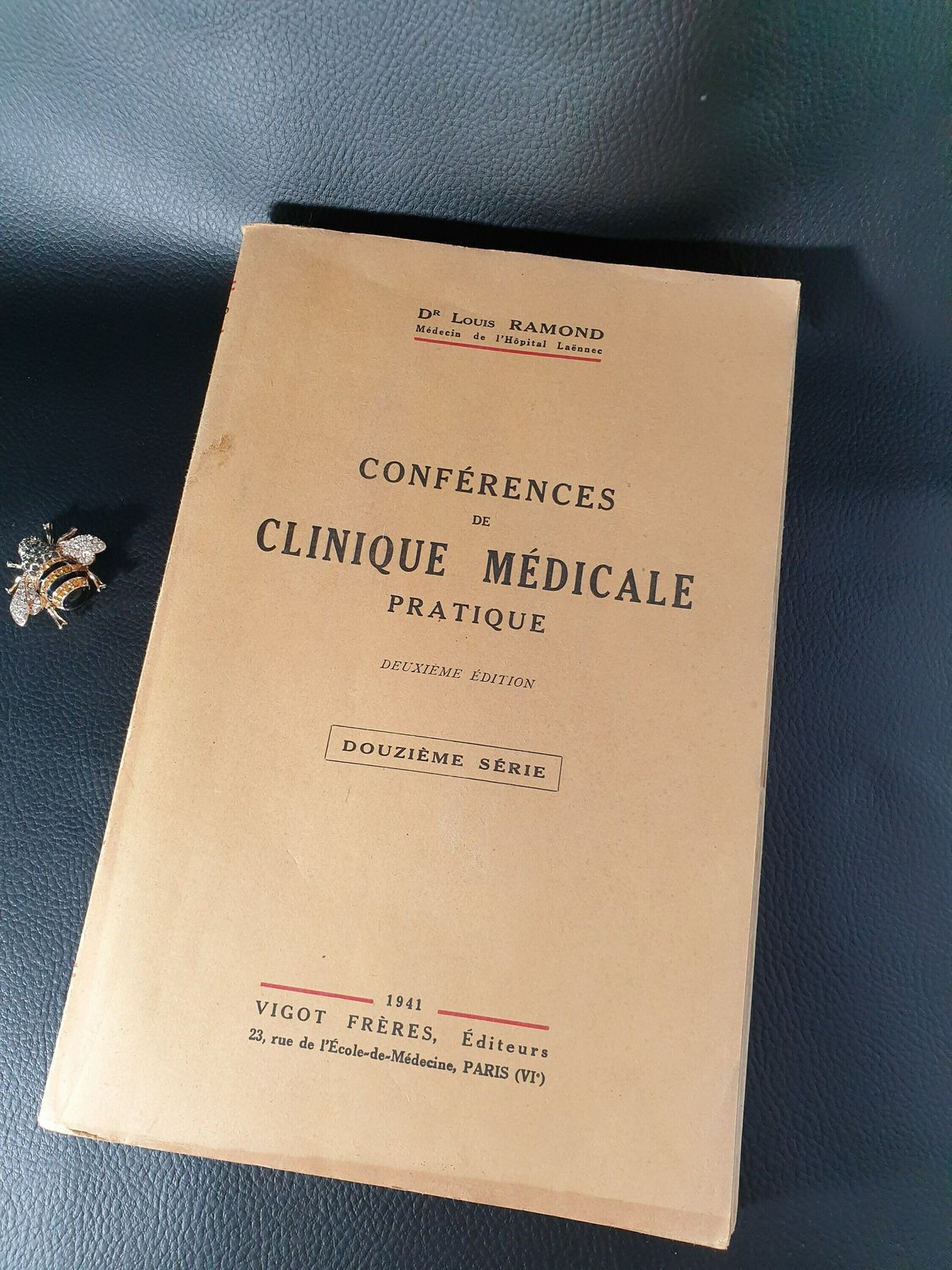 Vintage 1941 Conferences De Clinique Medicale Pratique, Frans Medisch Boek photo for sale